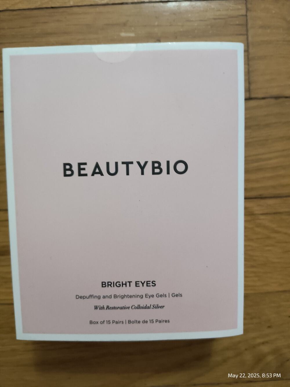 BeautyBio Bright Eyes Depuffing And Brightening Eye Gels - Box Of 15 Pairs Seale